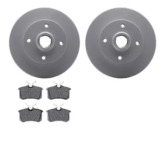 R1 Concepts WDUN1-74074 Carbon Series Brake Rotors W/ 5000 Oep Brake Pads